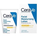 CeraVe Lotion Pelembap Wajah AM SPF 50 dengan Ceramides dan Vitamin E untuk Kulit Normal hingga Kering 52ml